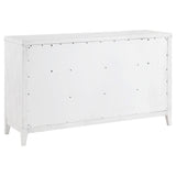 Marielle Distressed White 6-drawer Bedroom Dresser by Coaster at Eve Furniture