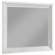 Marielle Distressed White Dresser Mirror by Coaster at Eve Furniture