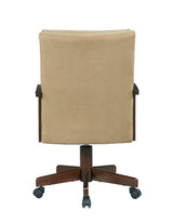 Marietta Upholstered Game Chair Tobacco/Tan