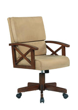 Marietta Upholstered Game Chair Tobacco/Tan