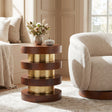 Marigot Walnut Side Table by Zuomod at Eve Furniture