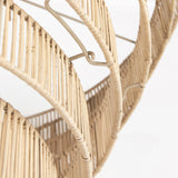 Marimba 40 L x 40 W x 24 H Natural Cane 6 Tier Chandelier by Mercana at Eve Furniture