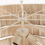 Marimba Natural Cane 6 Tier Chandelier by Mercana at Eve Furniture
