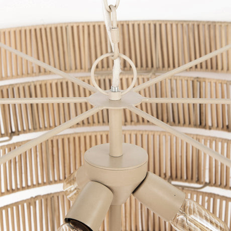 Marimba Natural Cane 6 Tier Chandelier by Mercana at Eve Furniture