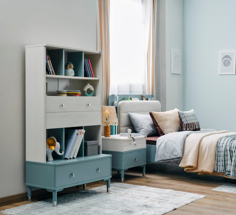 Marin Kids Room Set (Twin Bed & Study Desk & Nightstand) by Furnia at Eve Furniture