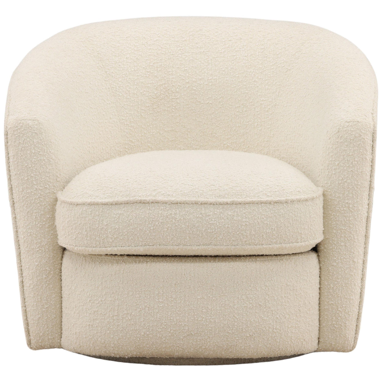 Marin Swivel Chair, Cream by Dovetail at Eve Furniture