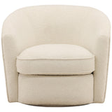 Marin Swivel Chair, Cream by Dovetail at Eve Furniture