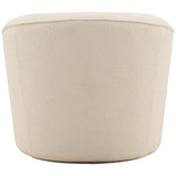 Marin Swivel Chair, Cream by Dovetail at Eve Furniture
