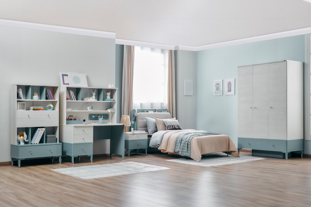 Marin Twin Bed With Headboard by Furnia at Eve Furniture