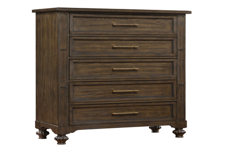 Marina Dark Walnut Bedroom Set by Cosmos Furniture at Eve Furniture