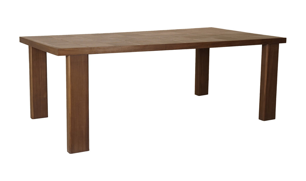 Marina Outdoor Dining Table Brown by Moe's Home at Eve Furniture