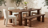 Marina Outdoor Dining Table Brown by Moe's Home at Eve Furniture