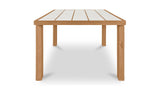 Marina Outdoor Dining Table Natural by Moe's Home at Eve Furniture