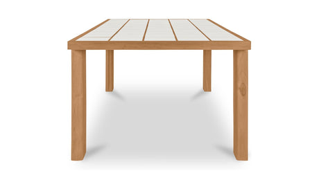 Marina Outdoor Dining Table Natural by Moe's Home at Eve Furniture