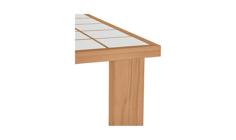 Marina Outdoor Dining Table Natural by Moe's Home at Eve Furniture