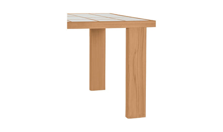 Marina Outdoor Dining Table Natural by Moe's Home at Eve Furniture