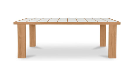 Marina Outdoor Dining Table Natural by Moe's Home at Eve Furniture