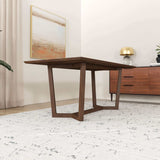 Marina Solid Wood Dining Table In Brown by Ashcroft Imports at Eve Furniture