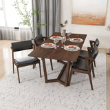 Marina Solid Wood Dining Table In Brown by Ashcroft Imports at Eve Furniture