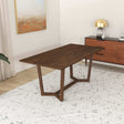 Marina Solid Wood Dining Table In Brown by Ashcroft Imports at Eve Furniture