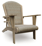 Marina Sun Beige Adirondack Chair by Ashley at Eve Furniture