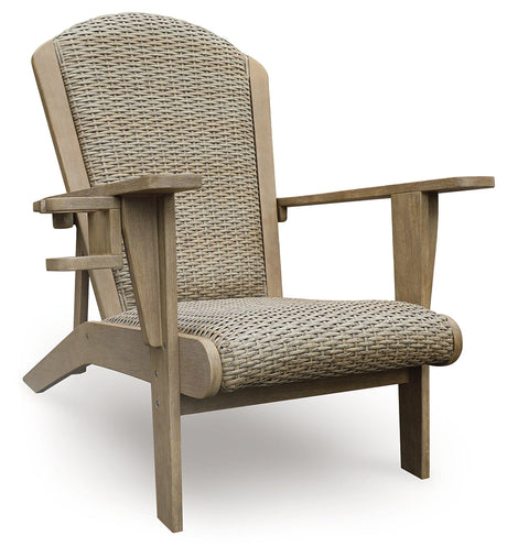 Marina Sun Beige Adirondack Chair by Ashley at Eve Furniture