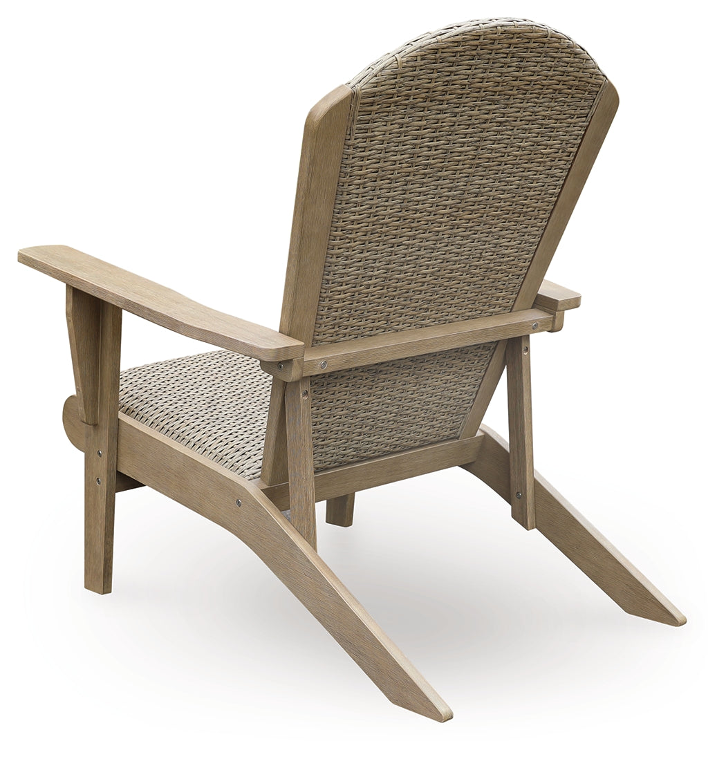Marina Sun Beige Adirondack Chair by Ashley at Eve Furniture