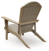 Marina Sun Beige Adirondack Chair by Ashley at Eve Furniture
