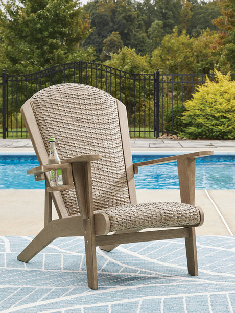 Marina Sun Beige Adirondack Chair by Ashley at Eve Furniture