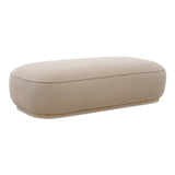 Marion Beige Rectangular Ottoman by MOES at Eve Furniture