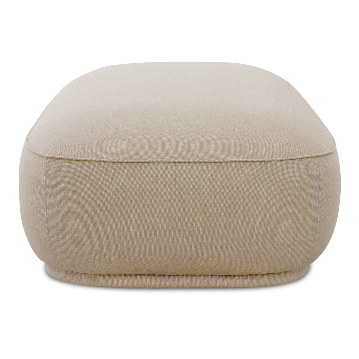Marion Beige Rectangular Ottoman by Moe's Home at Eve Furniture
