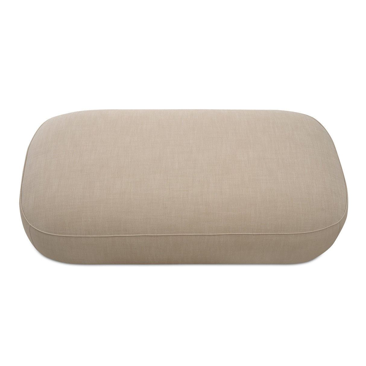 Marion Beige Rectangular Ottoman by Moe's Home at Eve Furniture