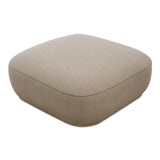 Marion Beige Square Ottoman by MOES at Eve Furniture