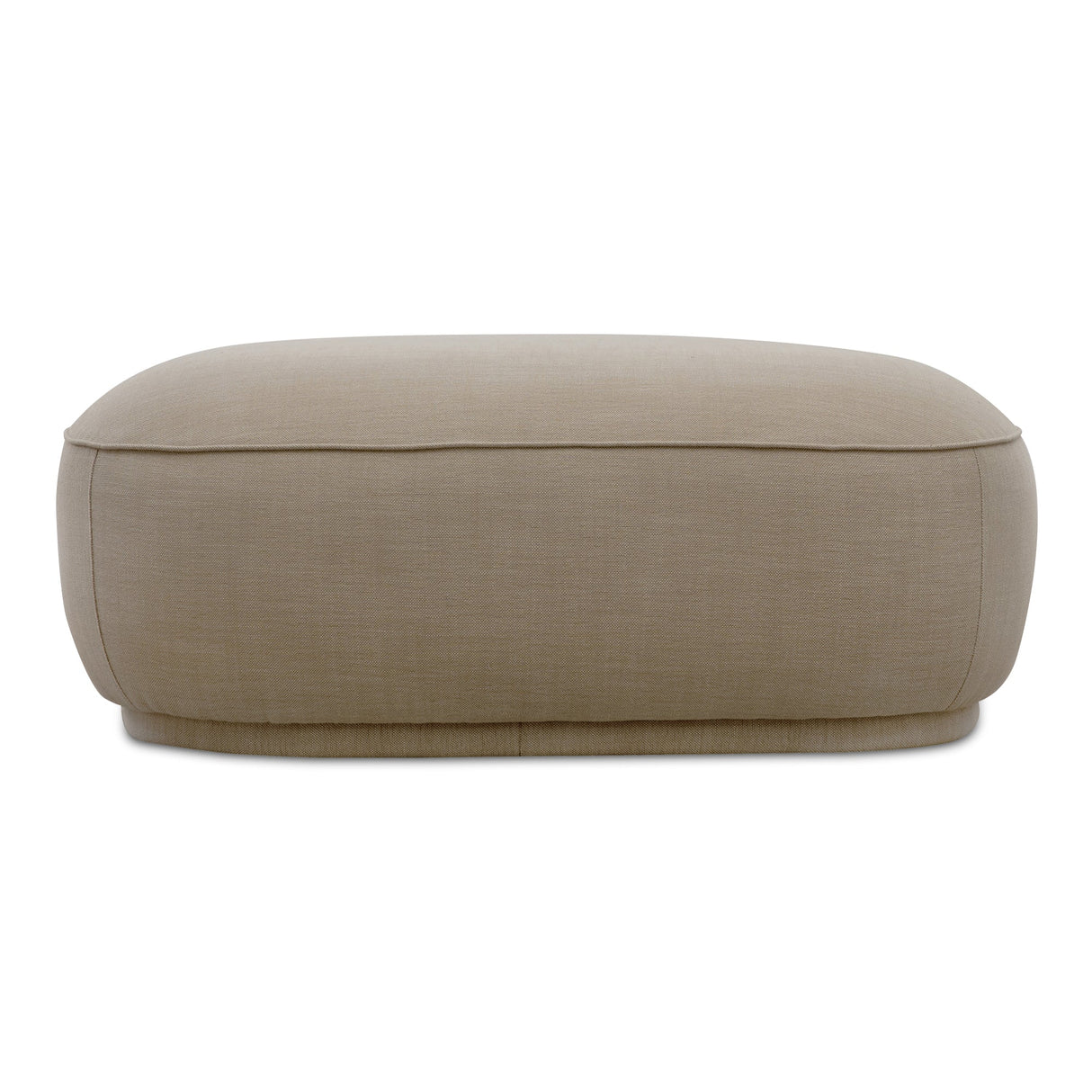 Marion Beige Square Ottoman by MOES at Eve Furniture