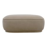Marion Beige Square Ottoman by MOES at Eve Furniture