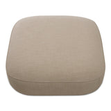Marion Beige Square Ottoman by MOES at Eve Furniture