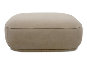 Marion Beige Square Ottoman by MOES at Eve Furniture