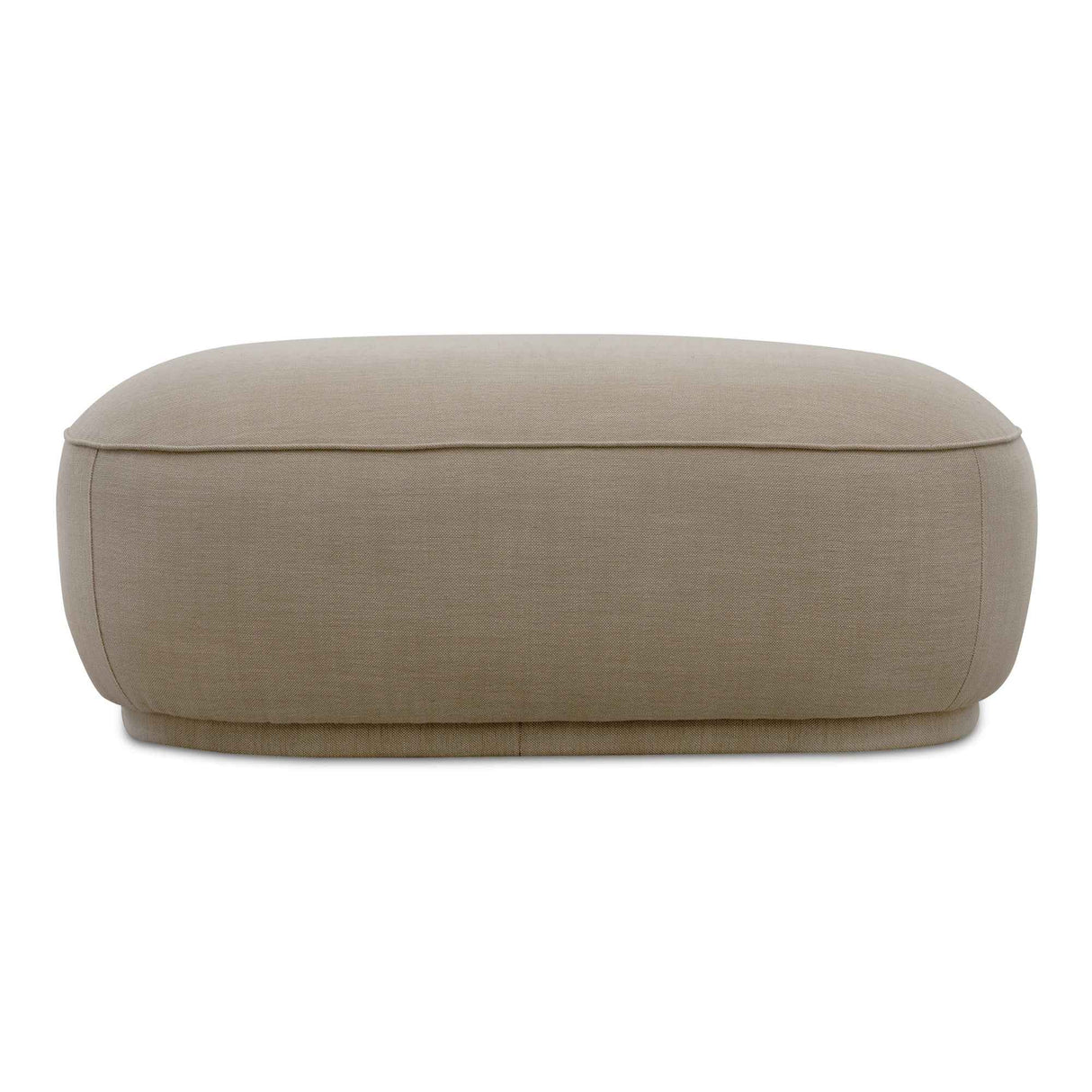 Marion Beige Square Ottoman