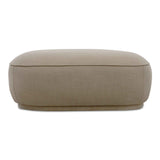Marion Beige Square Ottoman