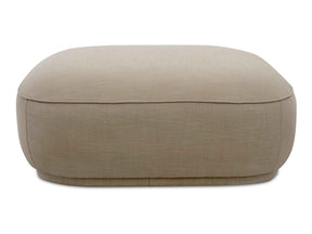 Marion Beige Square Ottoman