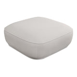 Marion White Square Ottoman by MOES at Eve Furniture