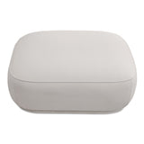 Marion White Square Ottoman by MOES at Eve Furniture