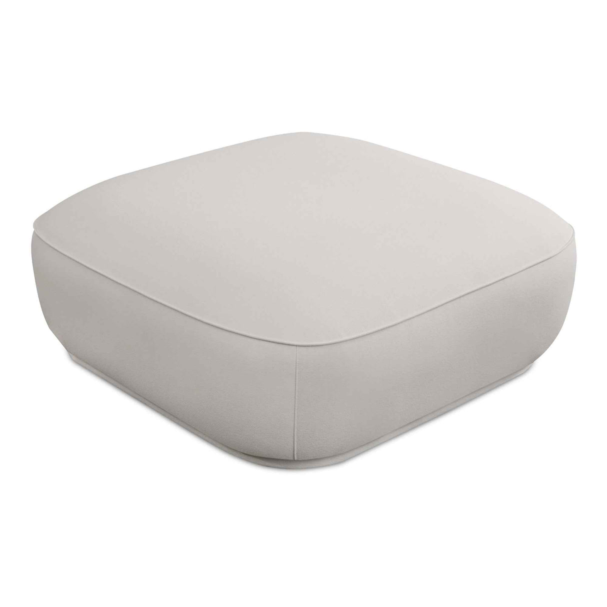 Marion White Square Ottoman