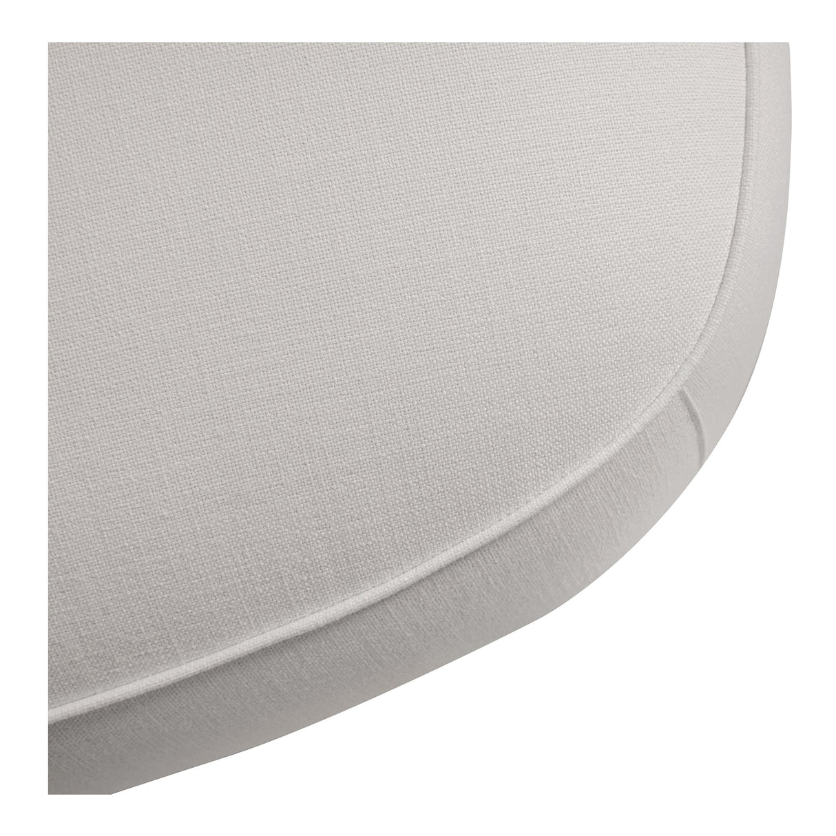 Marion White Square Ottoman by Moe's Home at Eve Furniture
