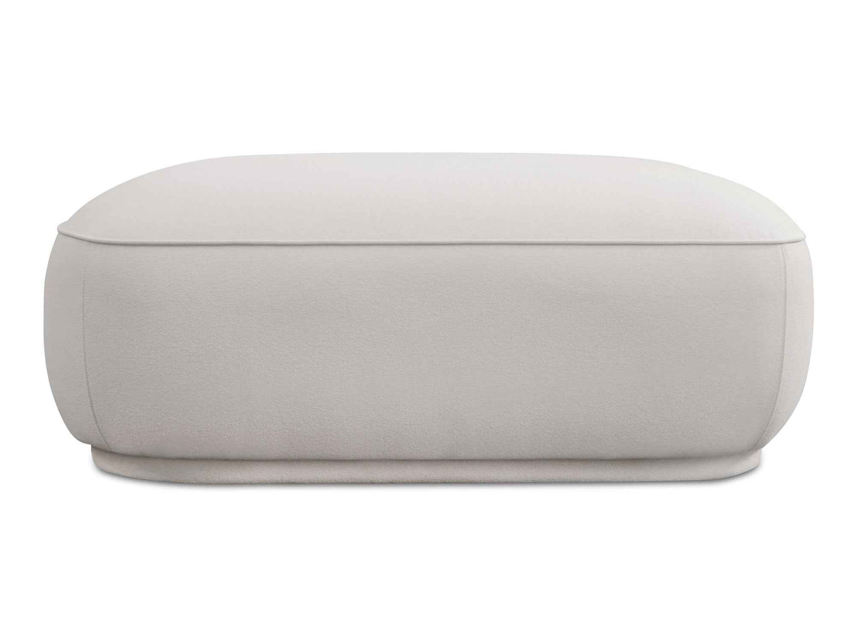 Marion White Square Ottoman