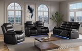 Marisol Black Reclining Living Room Set by New Era Innovations at Eve Furniture