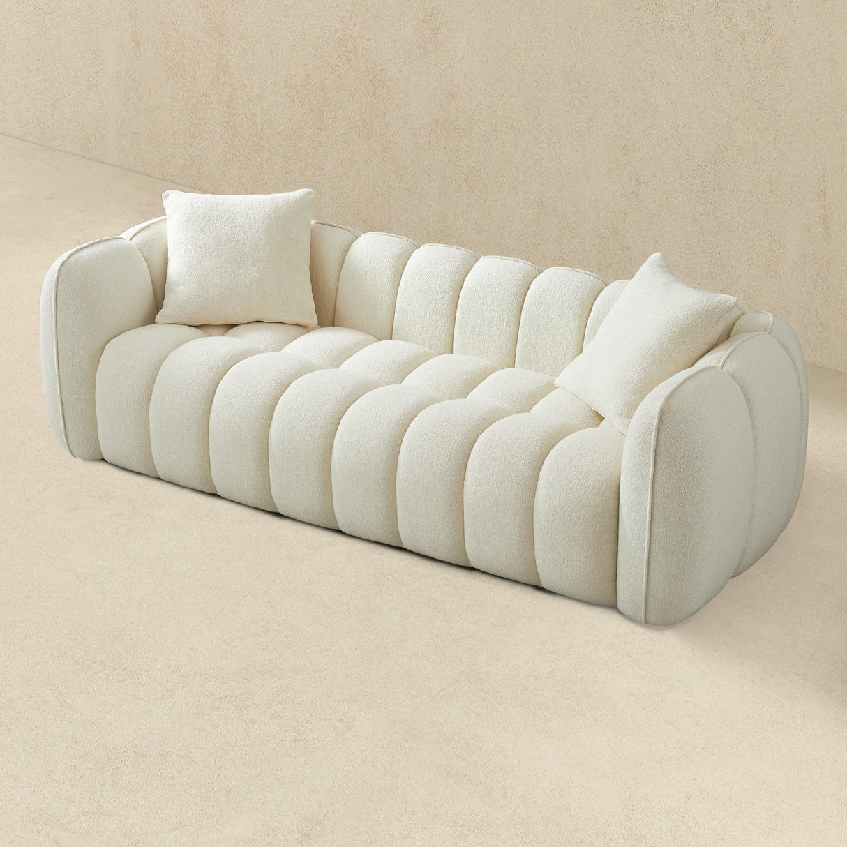 White modern sofa