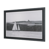 Maritime Meander by Ben Wood Hand Embelished Framed Art Print Matted under Glass by Mercana at Eve Furniture