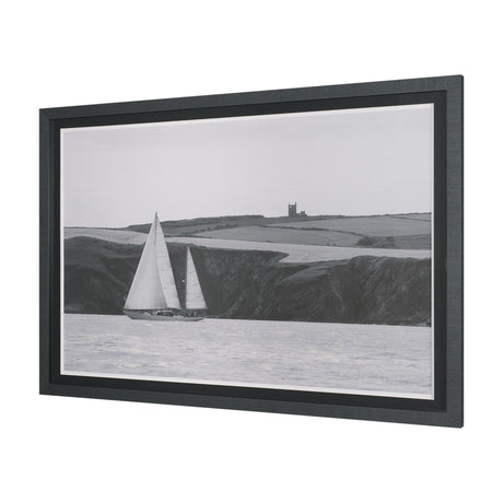 Maritime Meander by Ben Wood Hand Embelished Framed Art Print Matted under Glass by Mercana at Eve Furniture