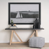 Maritime Meander by Ben Wood Hand Embelished Framed Art Print Matted under Glass by Mercana at Eve Furniture